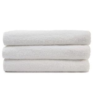 Golden Jewel Solid White Pool Towels